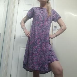 NWT - LuLaRoe Carly Floral Print Dress (S)